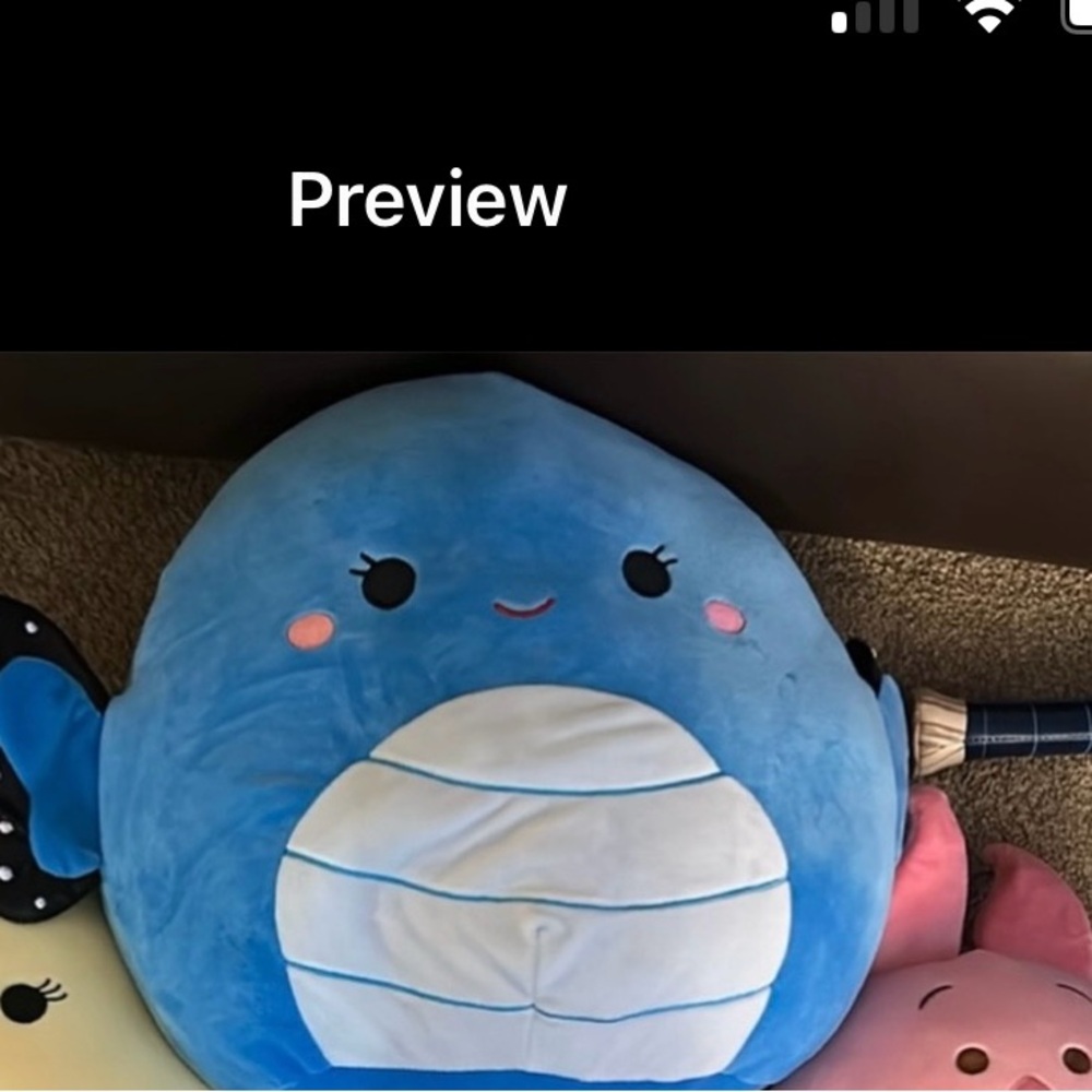 Squishmallows Plush Toy Set - Blue, Yellow, Pink